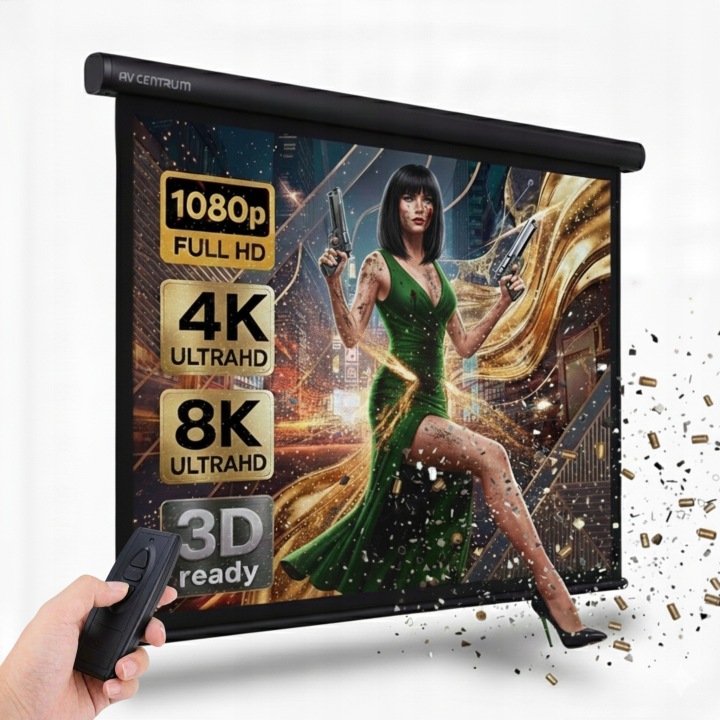 TOP 10 elektrických projekčních pláten AVC-E180B Black Premium 100″