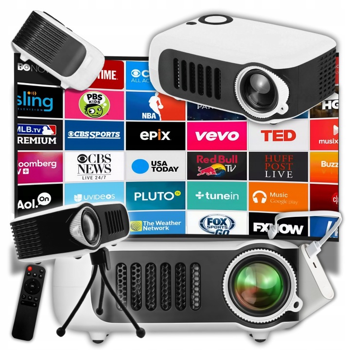 TOP 10 projektorů do 5 000 Kč Mini přenosný multimediální projektor 1080P