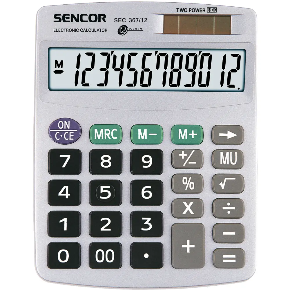 sencor sec 367 kalkulačka Sencor SEC 367 Kalkulačka – produktové foto