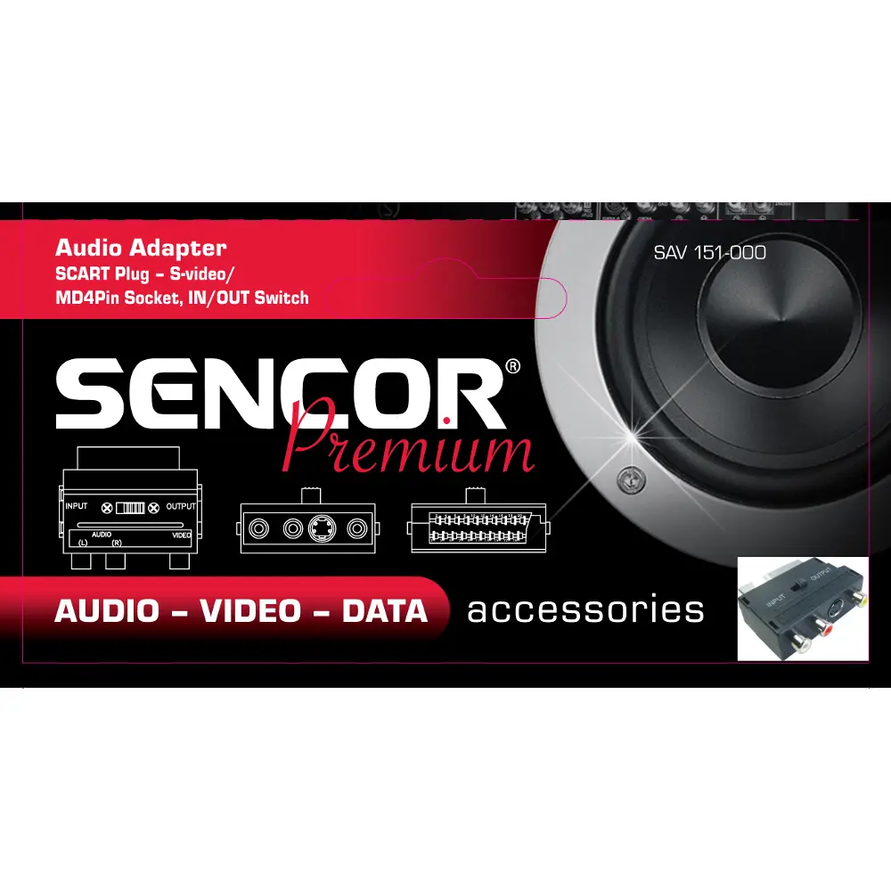 sencor sav 151 000 redukce Sencor SAV 151-000 Redukce – produktové foto