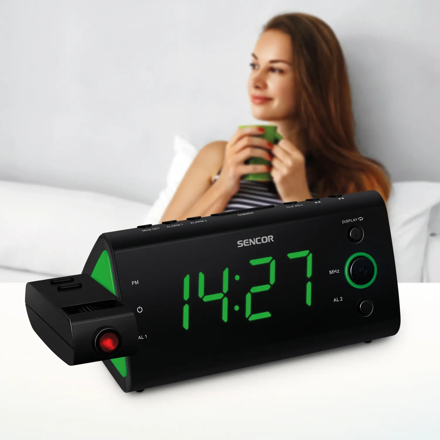 sencor src 330 gn radiobudík Sencor SRC 330 GN Radiobudík – produktové foto