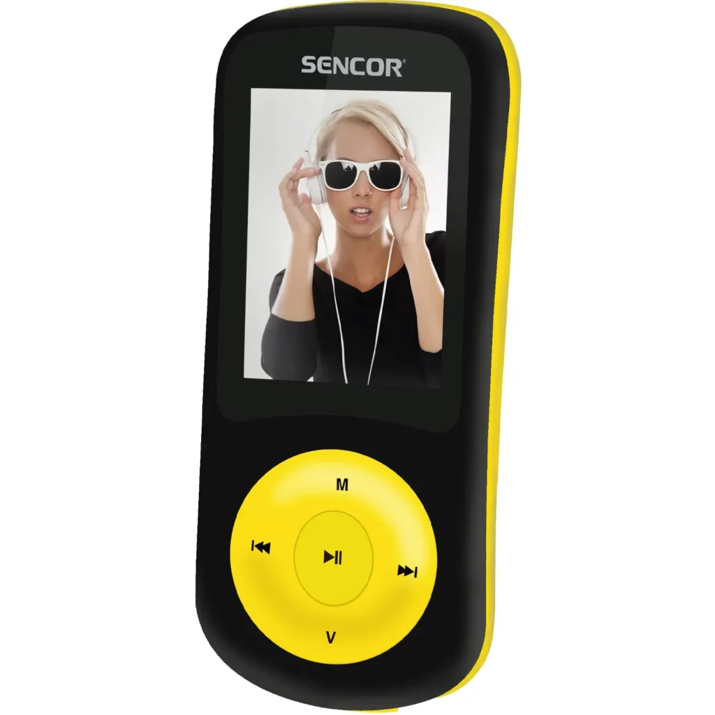 Sencor SFP 5870 BYL MP3/MP4 přehrávač – produktové foto