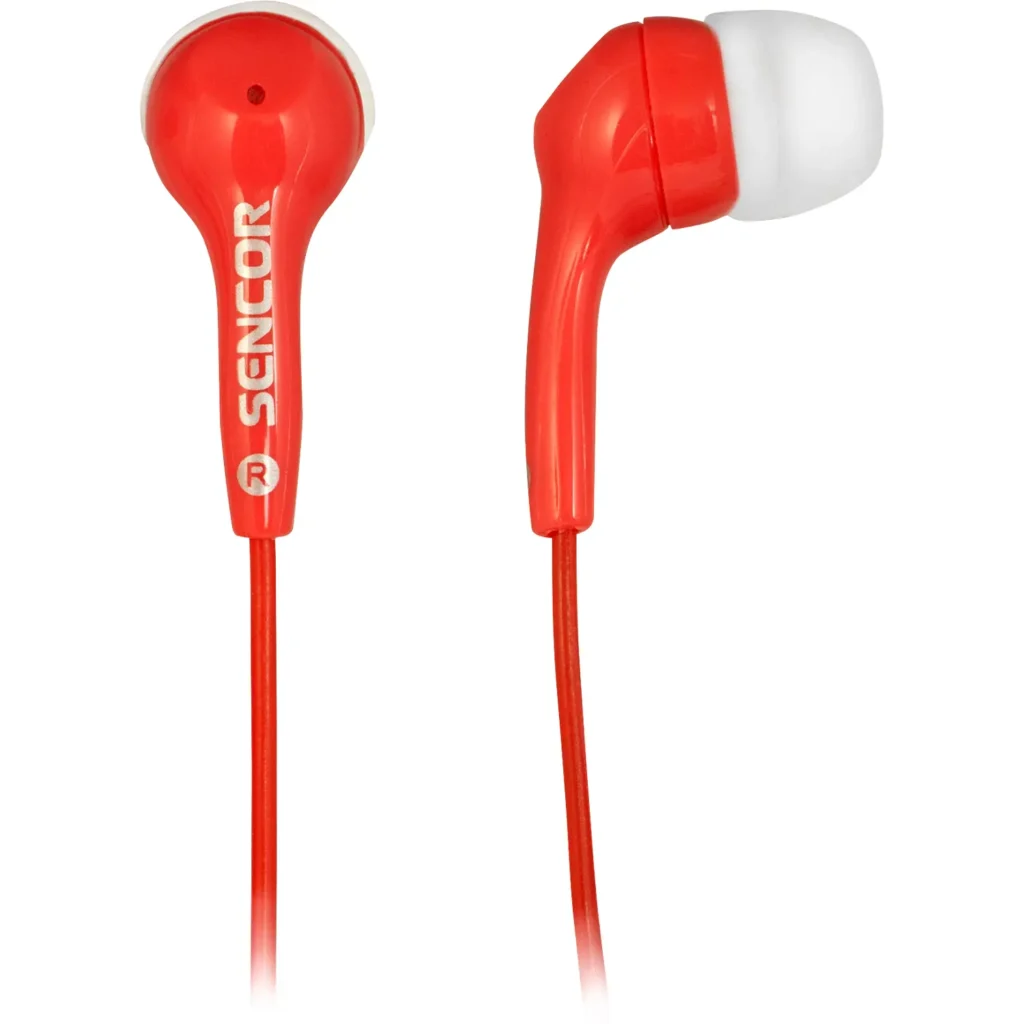 Sencor SEP 120 RED Drátová sluchátka – produktové foto