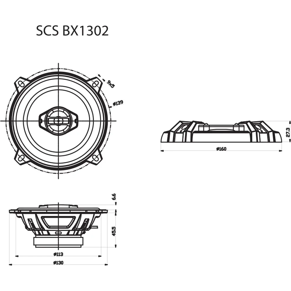 sencor scs bx1302 reproduktor do auta Sencor SCS BX1302 Reproduktor do auta – produktové foto