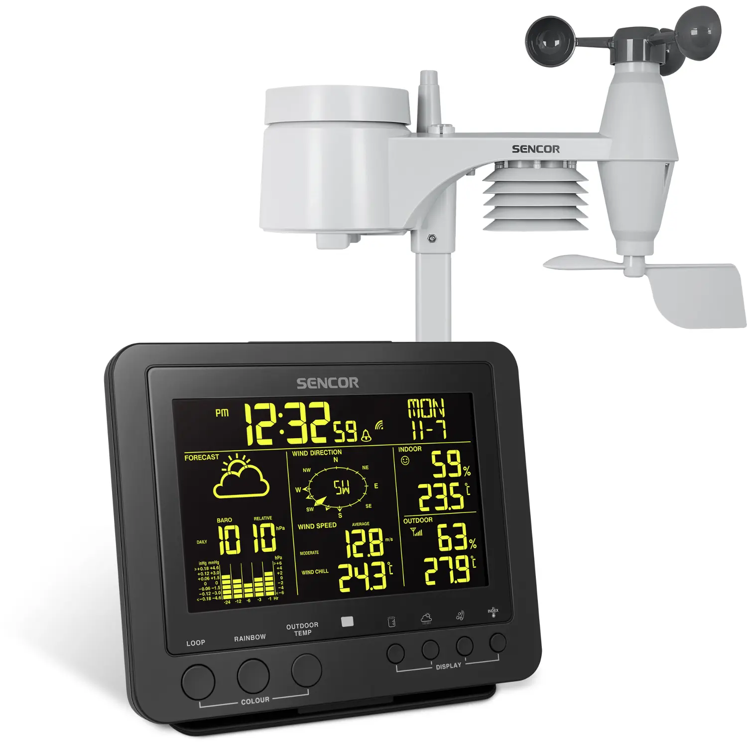 sencor sws 9700 meteostanice Sencor SWS 9700 Meteostanice – produktové foto