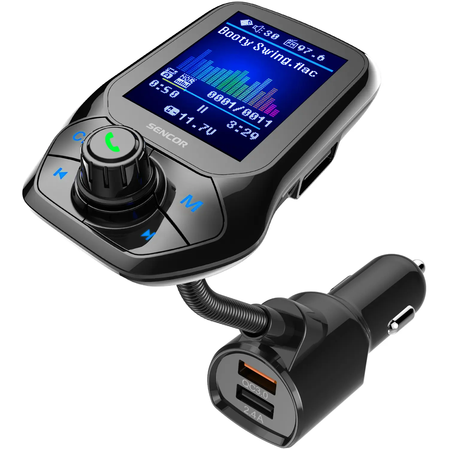 sencor swm 5858 fm modulátor Sencor SWM 5858 FM modulátor – produktové foto