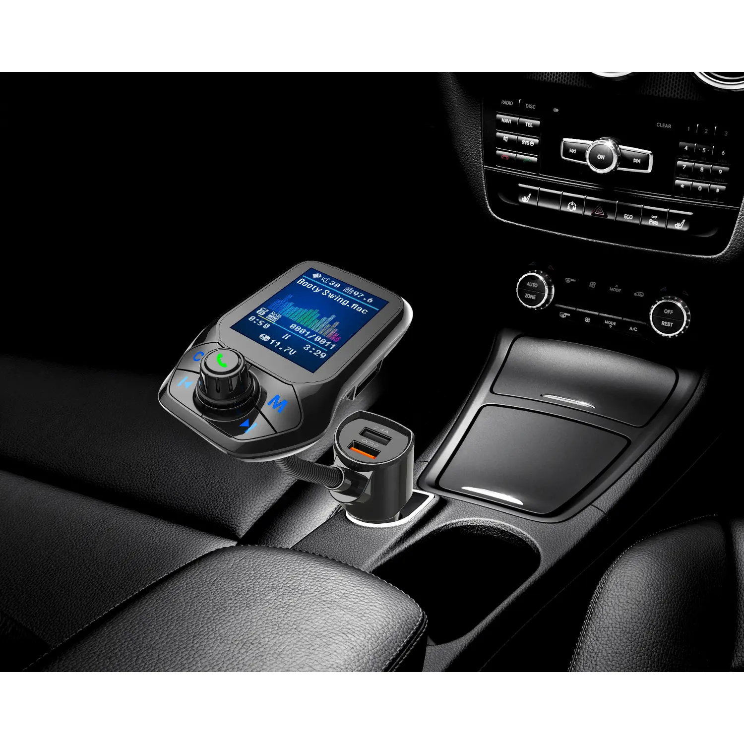 sencor swm 5858 fm modulátor Sencor SWM 5858 FM modulátor – produktové foto