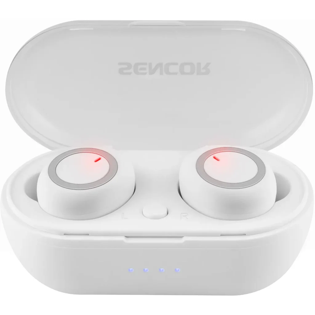 Sencor SEP 510BT WH True Wireless sluchátka – produktové foto