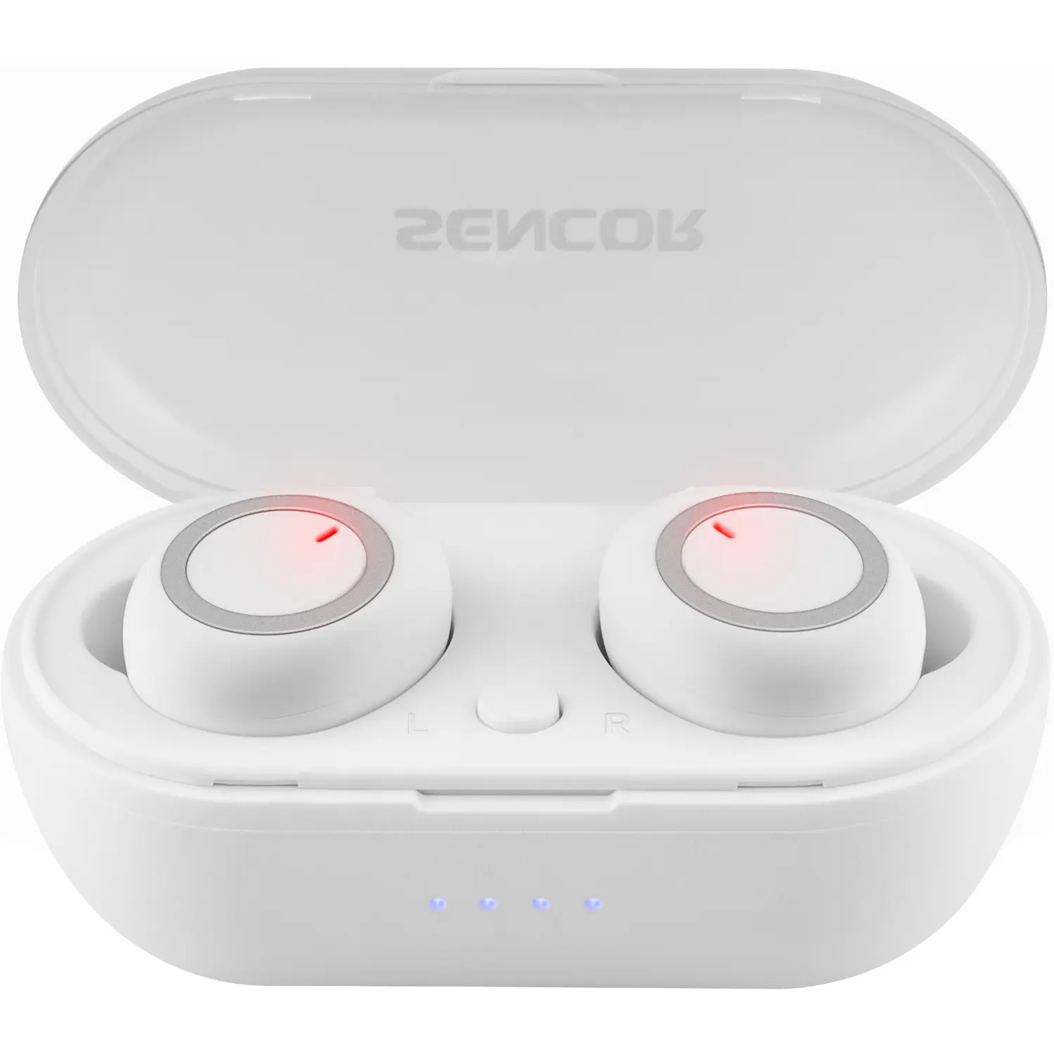 sencor sep 510bt wh true wireless sluchátka Sencor SEP 510BT WH True Wireless sluchátka – produktové foto