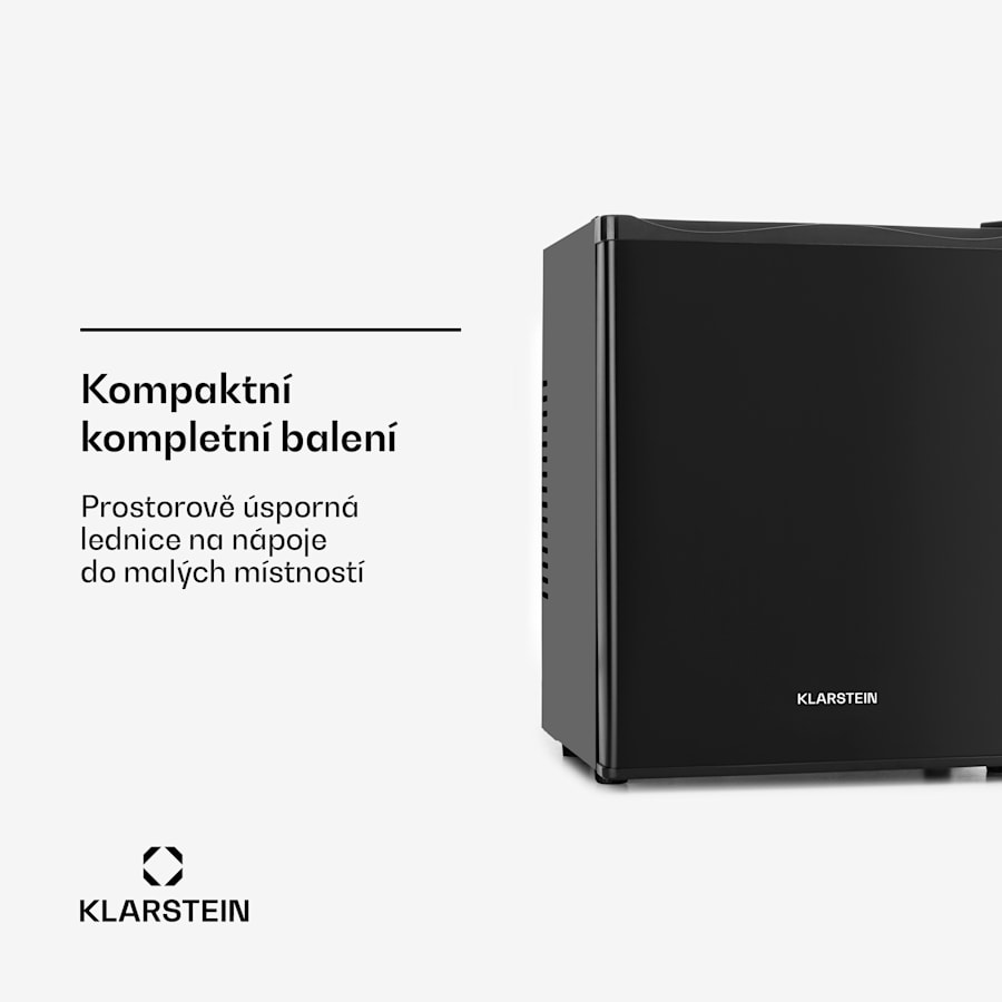klarstein mks 10, mini lednice, 23 l, 23 db, černá klarstein mks 10, mini lednice, 23 l, 23 db, černá