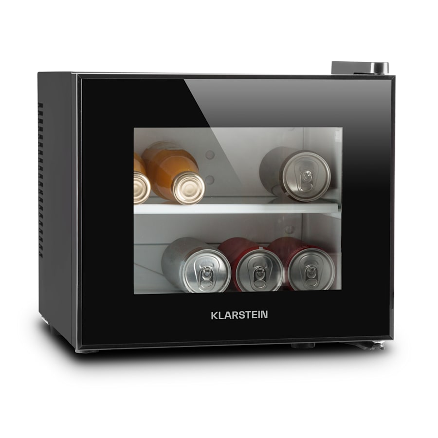 klarstein happy hour, mini lednice,10 l, 58 w, černá