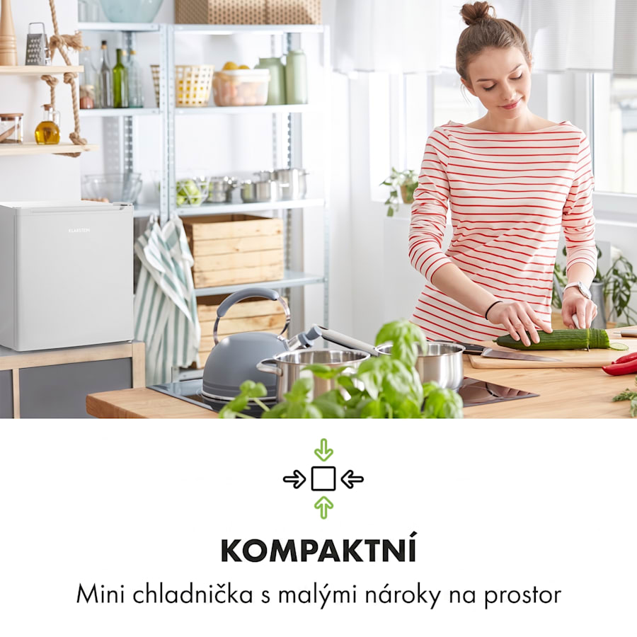 klarstein snoopy eco, mini lednice, 41 l, mrazící prostor, energetická třída e, 39 db, bílá klarstein snoopy eco, mini lednice, 41 l, mrazící prostor, energetická třída e, 39 db, bílá