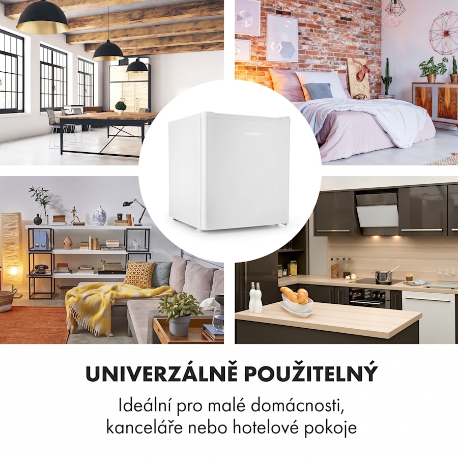 klarstein snoopy eco, mini lednice, 41 l, mrazící prostor, energetická třída e, 39 db, bílá klarstein snoopy eco, mini lednice, 41 l, mrazící prostor, energetická třída e, 39 db, bílá