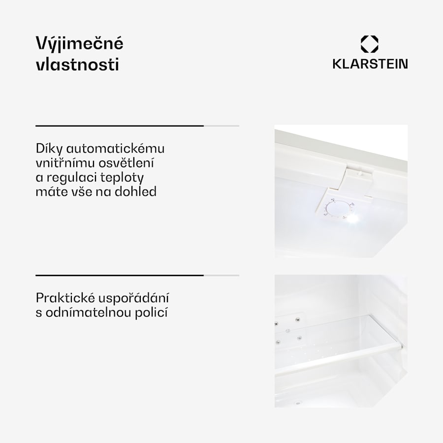 klarstein silent cool, lednice, 30 l, arctic fox cooling, energetická třída f, černá klarstein silent cool, lednice, 30 l, arctic fox cooling, energetická třída f, černá