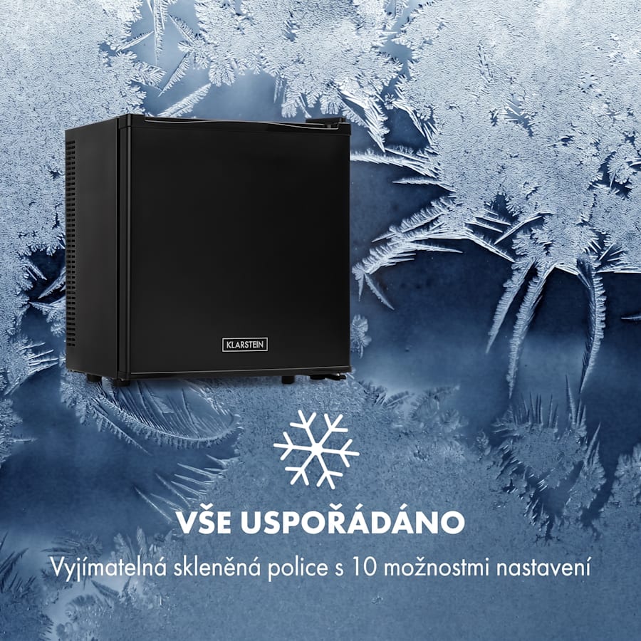 klarstein secret cool, mini lednice, minibar, 13 l, energetická třída g, 22 db, černá klarstein secret cool, mini lednice, minibar, 13 l, energetická třída g, 22 db, černá
