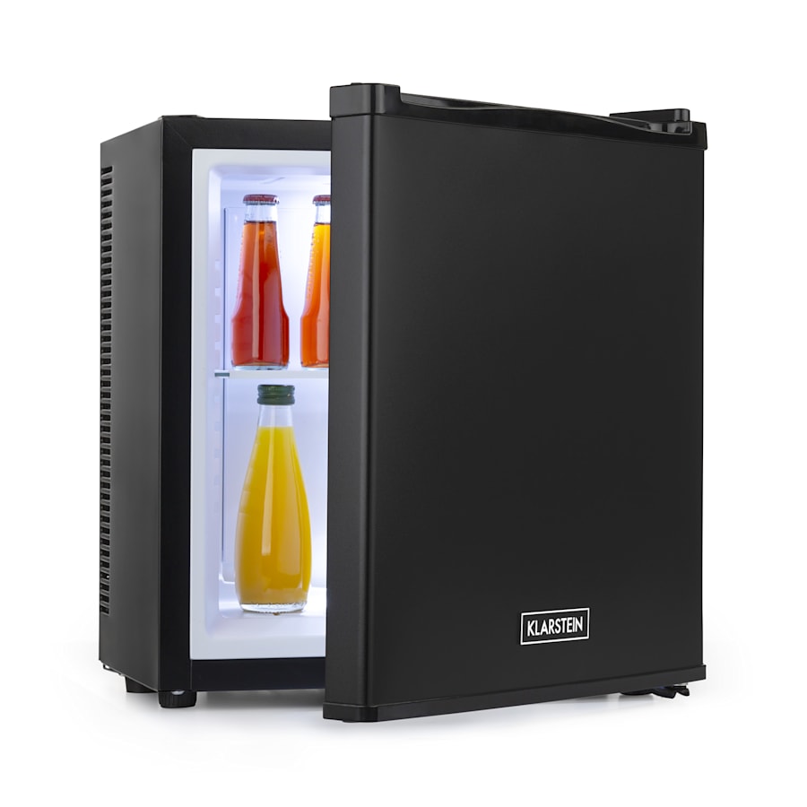 klarstein secret cool, mini lednice, minibar, 13 l, energetická třída g, 22 db, černá klarstein secret cool, mini lednice, minibar, 13 l, energetická třída g, 22 db, černá