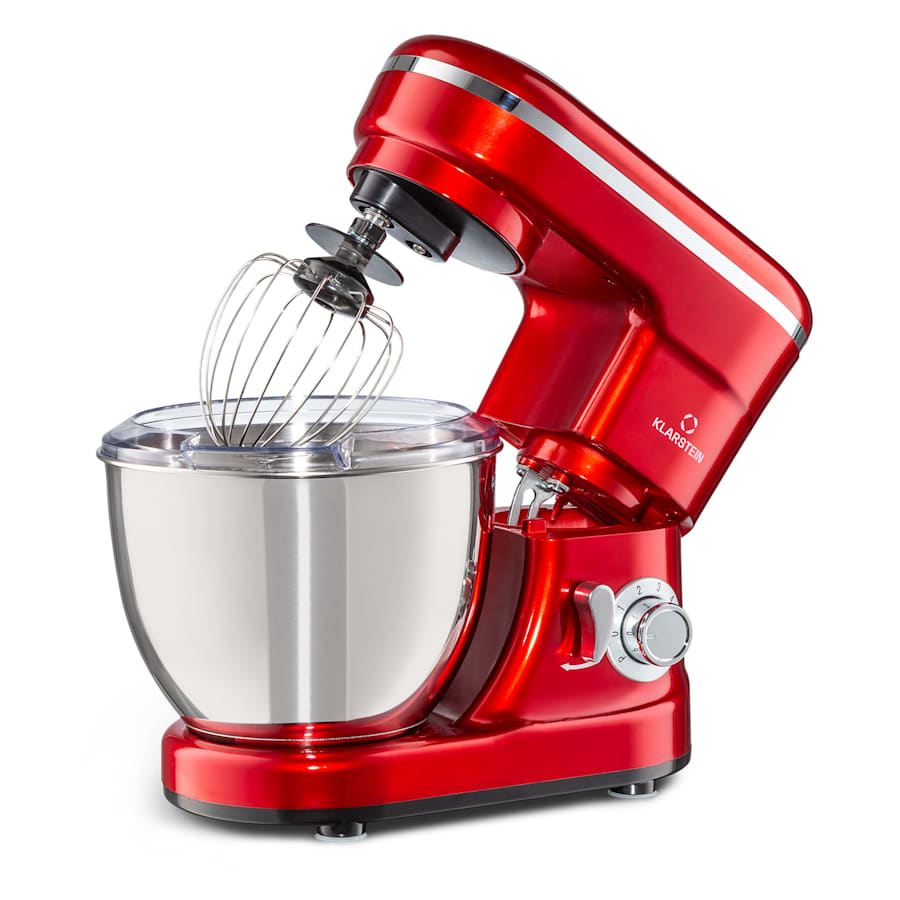 klarstein bella mini, kuchyňský robot, 1200 w, 6 stupňů, 4 l, pulzní funkce, nerezová ocel